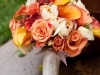 Fall bouquet with garden roses