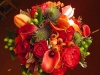Fall textural with thistle and berries